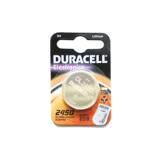 1 ud. pila de botón Duracell CR2450 3V (Blíster)