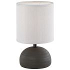 Lámpara marrón cerámica de sobremesa modelo Luci E14 (Trio Lighting 50351026)
