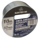 10 m. cinta adhesiva muy resistente Super Tape gris 50 mm. (Electro DH 04.440/10/G)