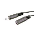 3 m. cable conexión audio macho a hembra ø3,5mm. (Electro DH 37.130/3)
