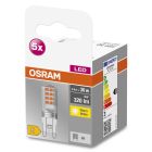 Pack de 5 lámpara Led Pim G9 2,6W 2700K Base (Osram 758063)