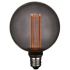Lámpara globo cristal Led efecto incandescente smoky Ø125mm 4W 1800°K (F-Bright 2601216-S)