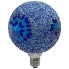 Lámpara globo Led con abalorios azules 3W G125 (F-Bright 2601280-AZ)