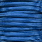 Tira 5 m. cable textil decorativo azul Klein liso mate (CIR62CM16)