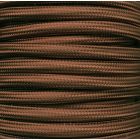 Tira 5 m. cable textil decorativo marrón liso mate (CIR62CM20)