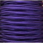Bobina 15 metros cable textil decorativo violeta liso brillo (CIR62CTS65)