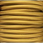 Bobina 25 m. cable textil decorativo dorado liso brillo (CIR62CTS17)