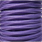 Tira 5 metros cable decorativo textil violeta claro liso (CIR62CTS65)