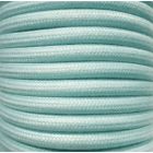 Bobina 25 metros cable decorativo textil mint algodón liso (CIR62AL06)