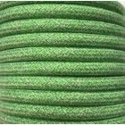 Tira 5 metros cable decorativo textil verde algodón batido (CIR62BA02)