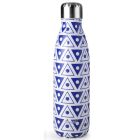 Botella termo de pared doble sin BPA inoxidable 18/10 500 ml. Symbol Blue (Ibili 758450S)