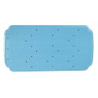 Alfombra de ducha antideslizante de caucho azul 78x36cm (Dintex 01-221)