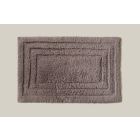 Alfombra de baño textil Kalithea gris claro de algodón 60x40cm (Dintex 04283)