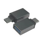2 ud. adaptadores tipo USB hembra a tipo C macho (Electro DH 38.496)