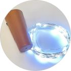 2m. hilo luminoso blanco frío con tapón para botella (Electro DH 79.722/DIA)
