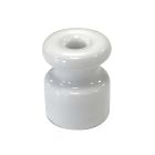 Aislador de porcelana blanco para cable trenzado (F-Bright 1400424)