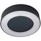 Aplique Led Ring negro de exterior 13W 3000°K IP44 (Ledvance 4058075205215)