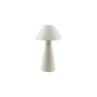 Lámpara de mesa tipo seta metal blanca E27 Máx.25W (F-Bright 1950944-BL)