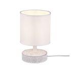 Lámpara sobremesa cerámica blanca Marie 1xE14 IP20 (Trio R50980101)