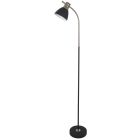 Lámpara de pie negro modelo Yemen E27 160cm. (Ledesma 21636)