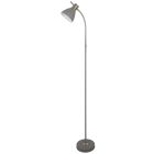Lámpara de pie gris modelo Yemen E27 160cm. (Ledesma 21637)