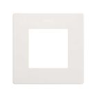 Marco blanco estética Icon para 1 elemento Simon 270 (27000610-090)