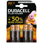 4 uds. pilas Duracell Plus alcalina LR03-AAA (Blíster)