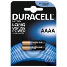 2 uds. pilas Duracell Ultra alcalina LR4A-AAAA (Blíster)