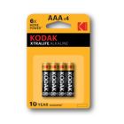 4 uds. pilas Kodak XTRALIFE AAA LR3 (Blíster)