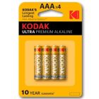 4 uds. pilas Kodak Ultra Premium AAA LR3 (Blíster)