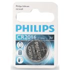 1 ud. pila de botón Philips CR2016 3V (Blíster)