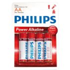 4 uds. pilas Philips Power Alkaline LR06-AA (Blíster)