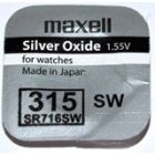1 ud. pila de botón Maxell 315 SR716SW 1,55V (Blíster)