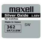 1 ud. pila de botón Maxell 362 SR721SW 1,55V (Blíster)
